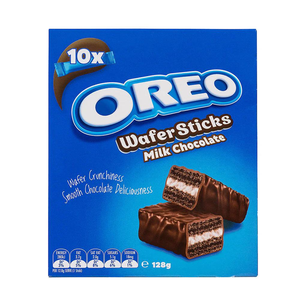 Oreo Wafer Sticks Milk Chocolate (128g) (Australia) Full box