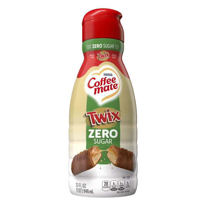 Twix Coffee Mate Zero Sugar Liquid Coffee Creamer (32oz)