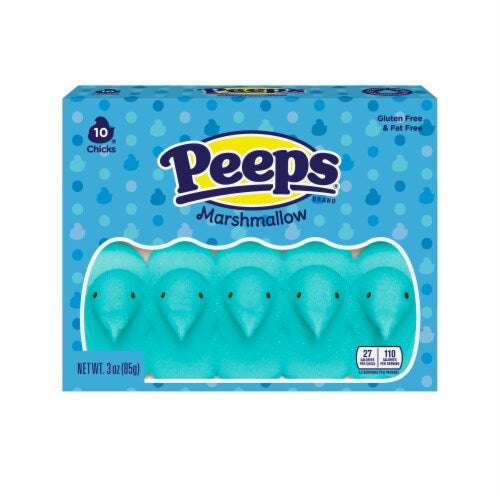 Peeps Marshmallow Bunnies Blue Chicks 10ct (85g)