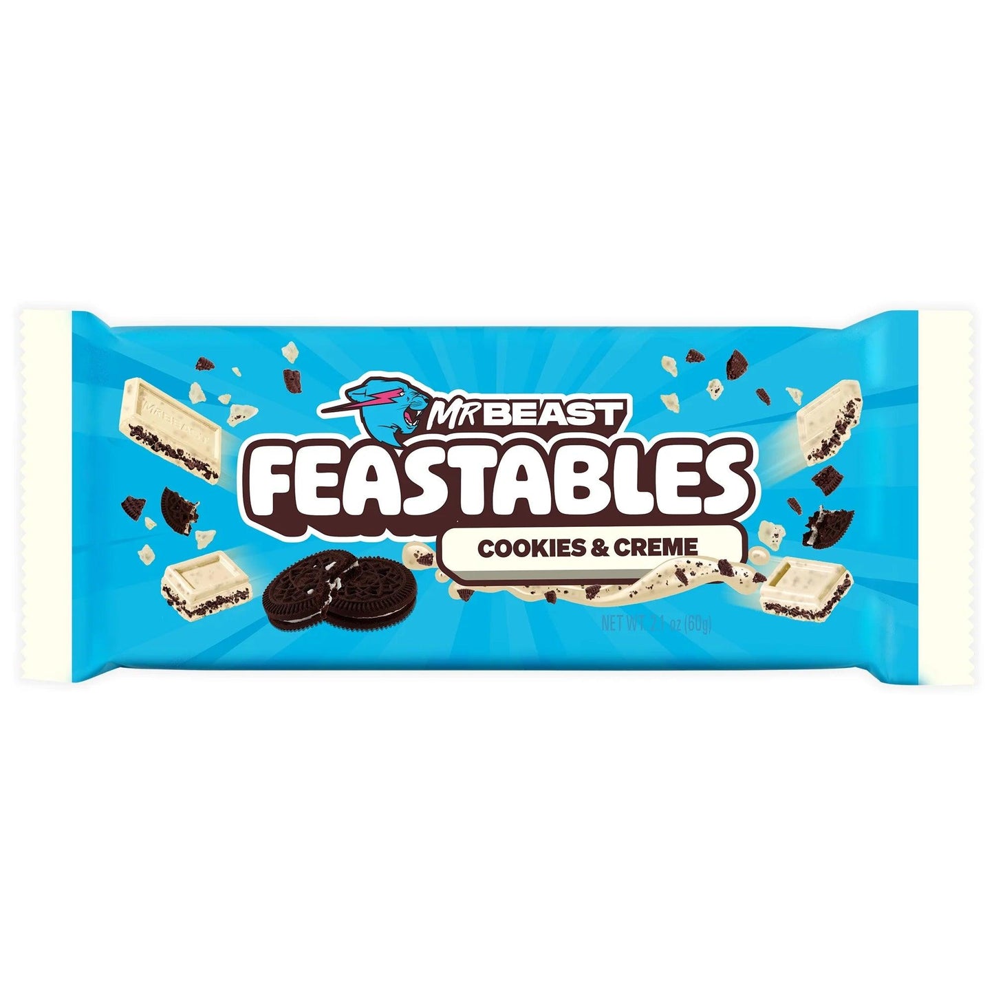Feastables Cookies & Creme New Packaging (60g) (USA)