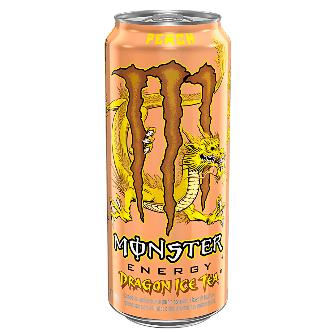 Monster Dragon Ice Tea Peach (473ml) (Brazil)