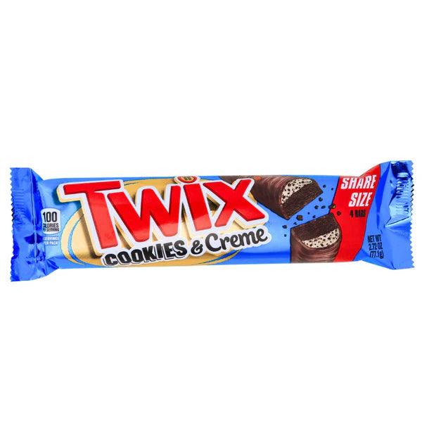 Twix Cookies & Creme Share Size 4 Bars (77.1g)