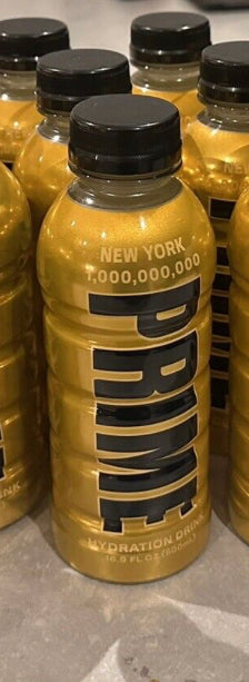 Prime New York & Prime London Limited Edition One Billion Gold Bottle
