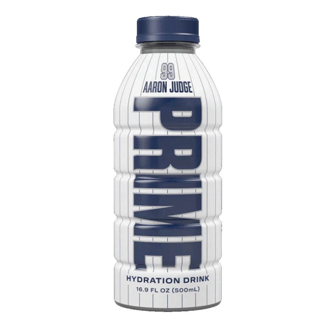 Prime Hydration ‘Aaron Judge’ WHITE DESIGN USA Bottle (500ml) IN HAND NOW