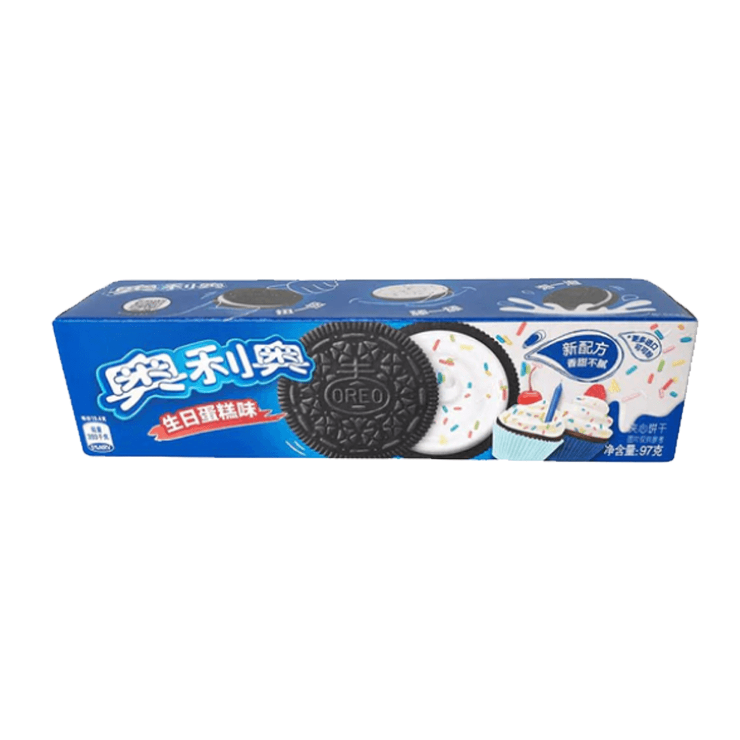Oreo Birthday Cake Sandwich Cookies (97g) (China)