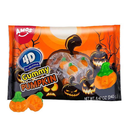 Amos 4D Gummies Halloween Pumpkin (135g)