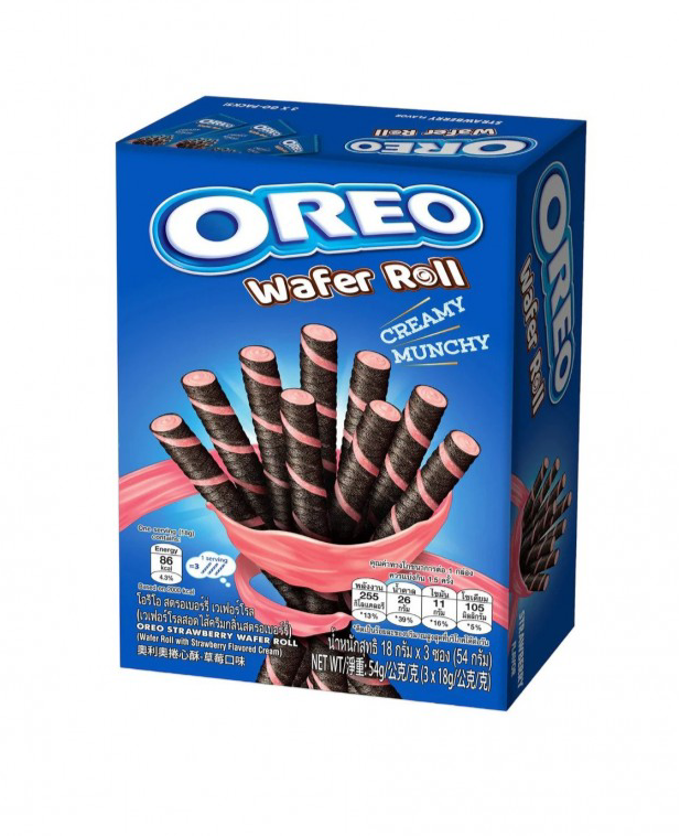Oreo Wafer Roll Strawberry (54g)