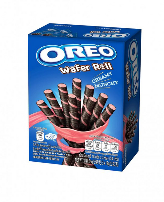 Oreo Wafer Roll Strawberry (54g)