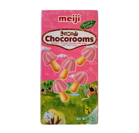 Meiji Chocorooms Strawberry Chocolate Mushrooms (36g)
