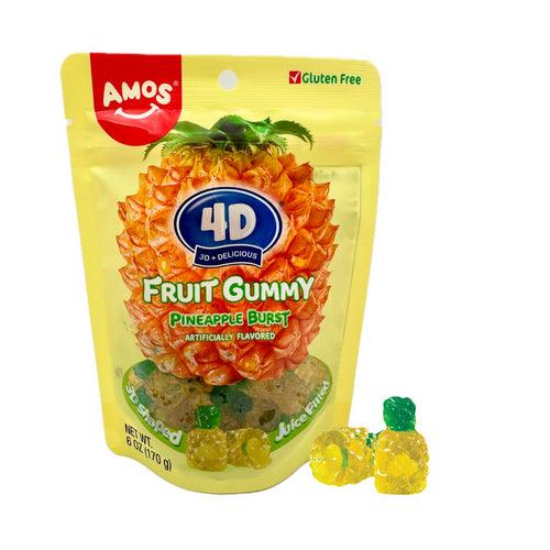 Amos 4D Gummy Pineapple Burst (170g)