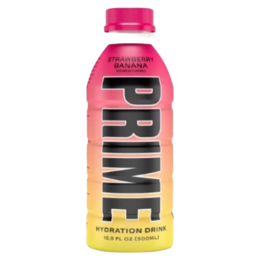 Prime Hydration Strawberry Banana - 500ml IN HAND NOW!