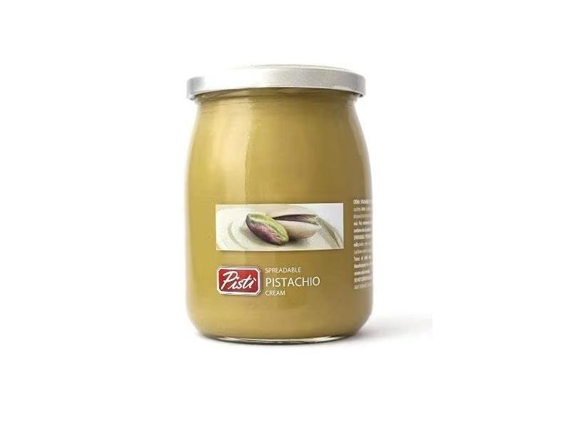 Pisti Sicilian Pistachio Cream Italian Sweet Flavor Dip (600g)
