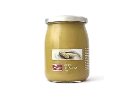 Pisti Sicilian Pistachio Cream Italian Sweet Flavor Dip (600g)