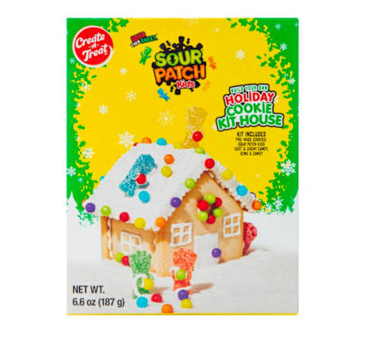 Sour Patch Kids® Build-Your-Own Holiday Cookie House Kit  (187g)