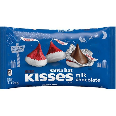 Hershey Kisses Milk Chocolate Santa Hat (286g)