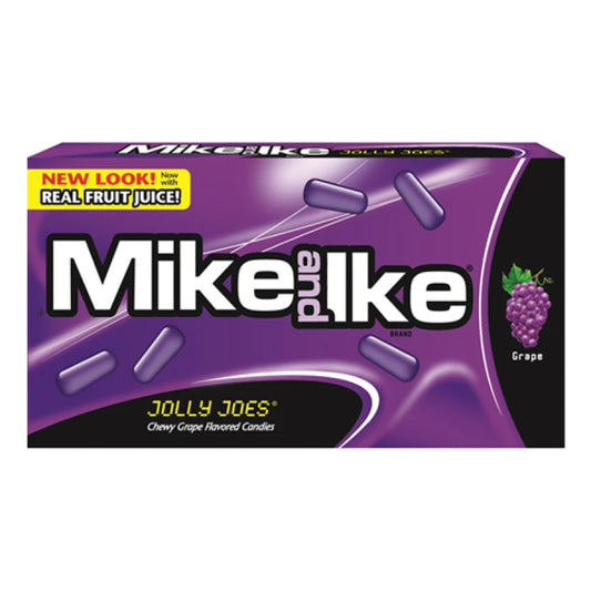 Mike And Ike Jolly Joe's Grape Grape Chewy Candies - 141g Theatre Box