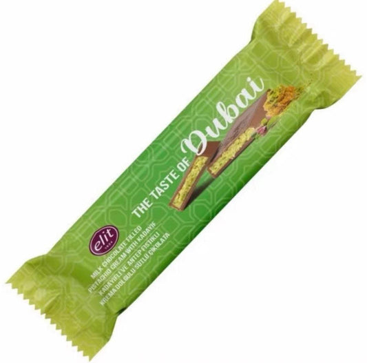 Elit Dubai Pistachio Kunafa Chocolate Bar (30g)