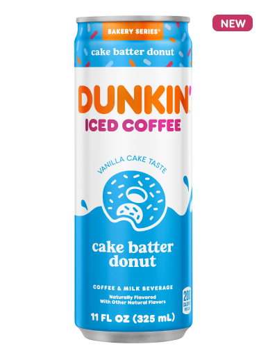 Dunkin’ Iced Coffee - Cake Batter Donut - 325ml