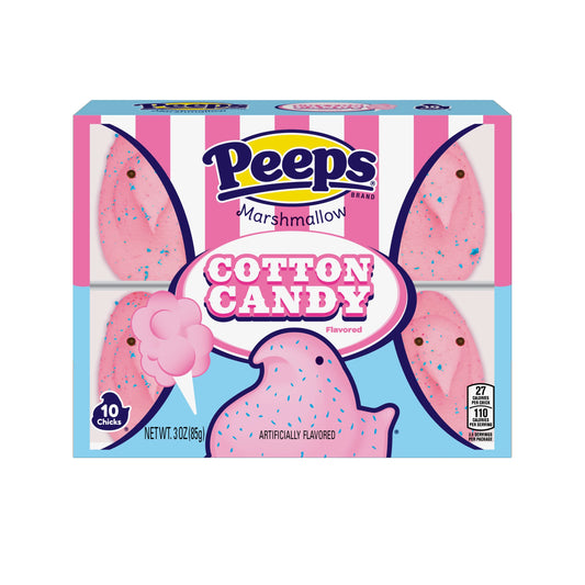 Peeps Marshmallow Bunnies Cotton Candy Chicks 10ct (85g)