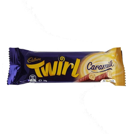 Cadbury's Caramilk Twirl Chocolate Bar (39g) (Australian)