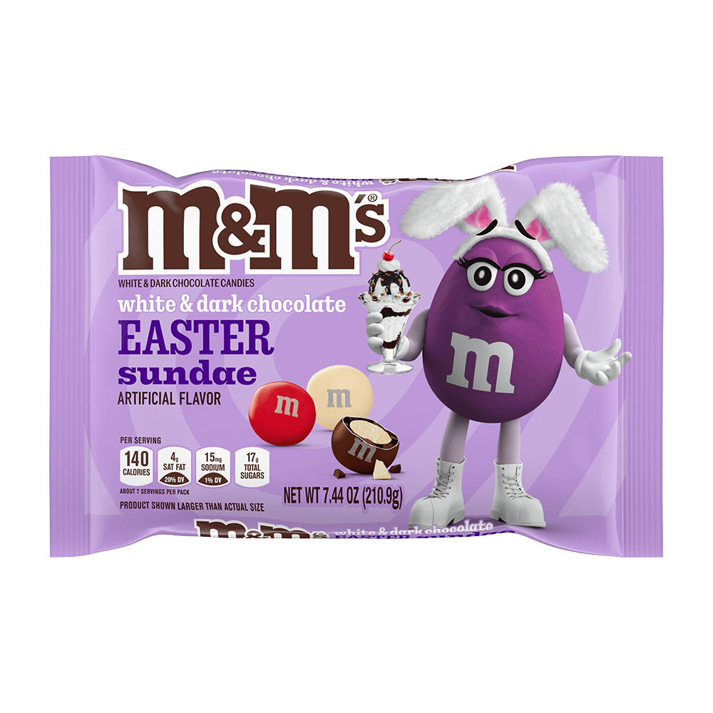M&M'S Easter Sundae White Chocolate & Dark Chocolate Easter Candy - 7.44oz