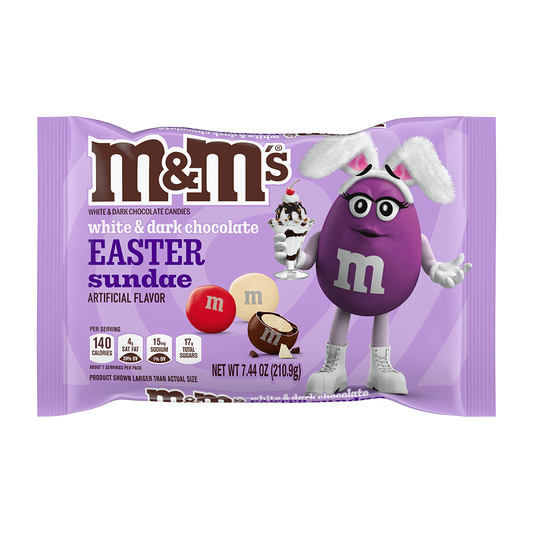 M&M'S Easter Sundae White Chocolate & Dark Chocolate Easter Candy - 7.44oz