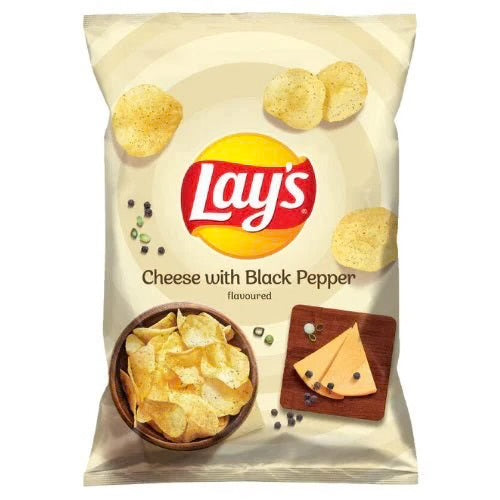 Lays Cheese with Black Pepper (130g)