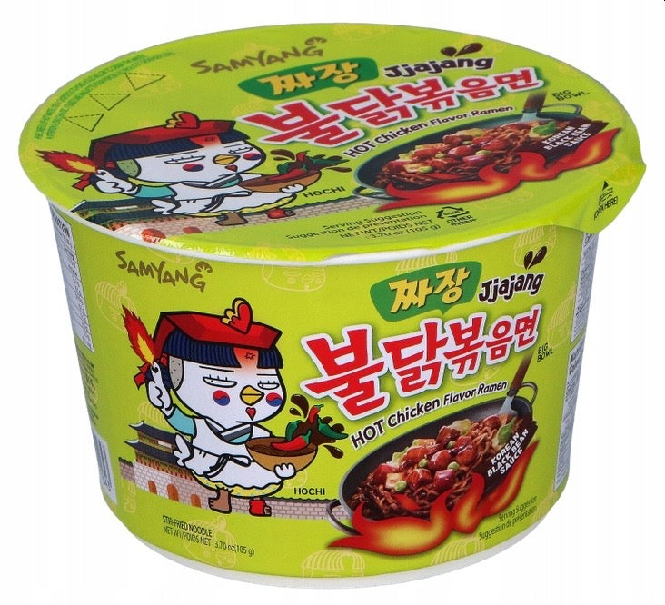 Samyang Jiajang Hot Chicken with Korean Black Bean Sauce Big Bowl - 105g