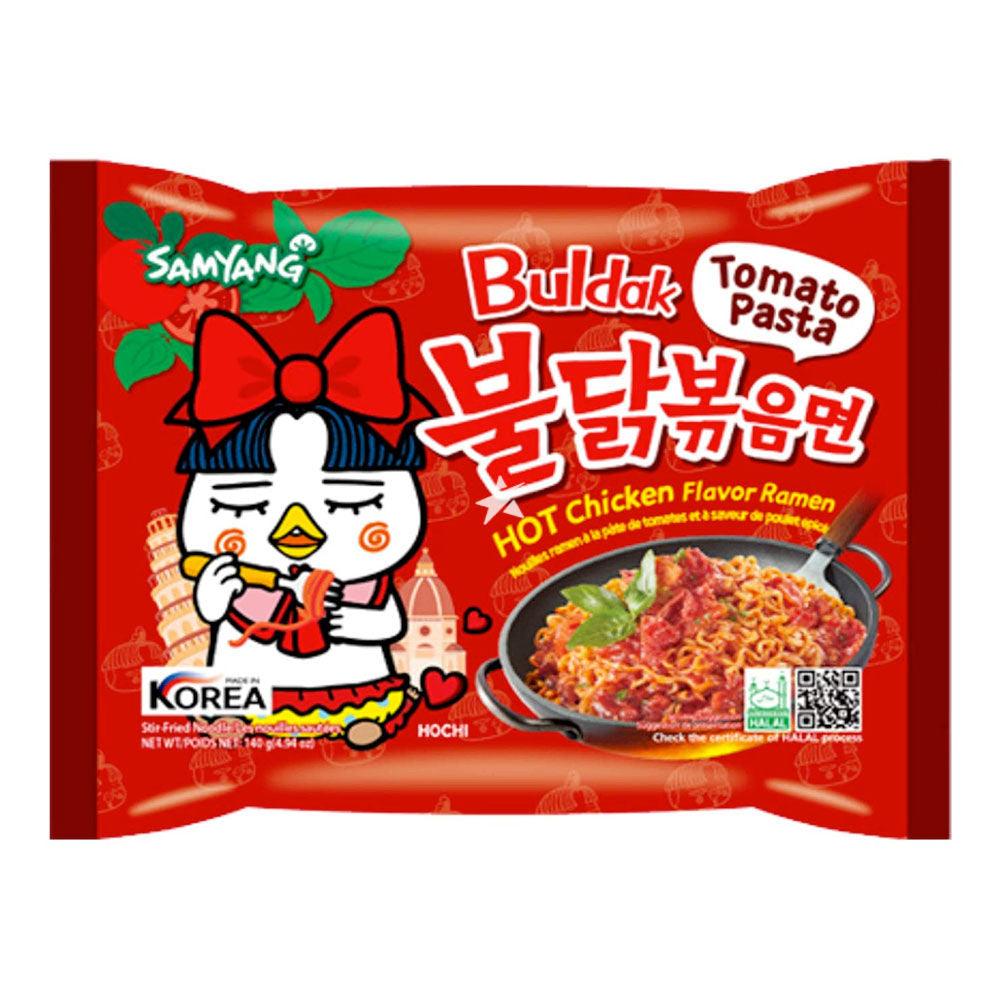 Samyang Buldak Tomato Pasta Ramen Noodles (130g)
