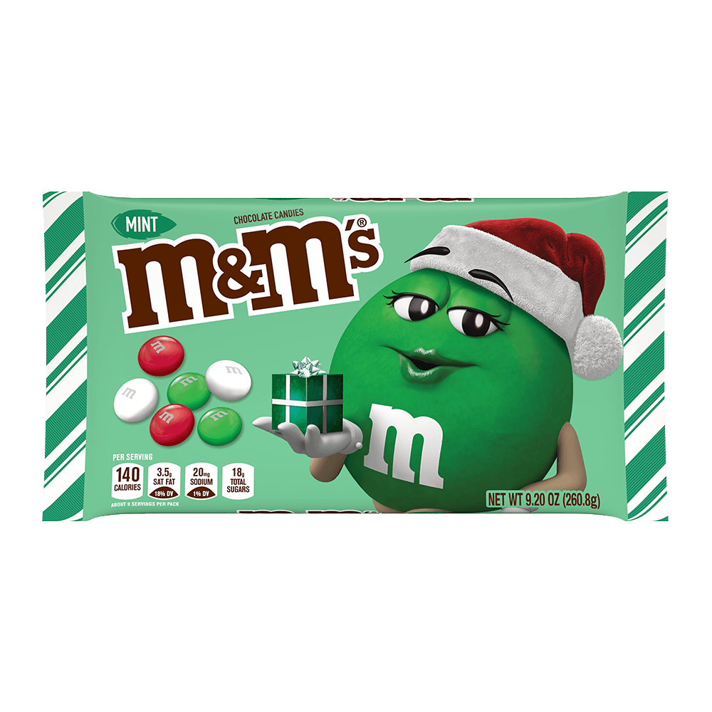 M&M'S Holiday Mint Chocolate  9.2oz (260.8g)