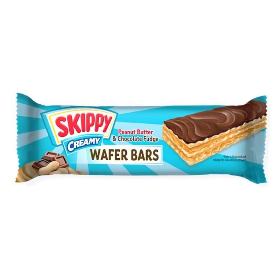 Skippy Creamy - Peanut & Chocolate Fudge Wafer Bar - 36g