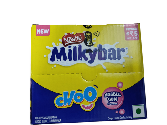 Milkybar Choo Bubblegum Full Box (28 Pieces) (India)