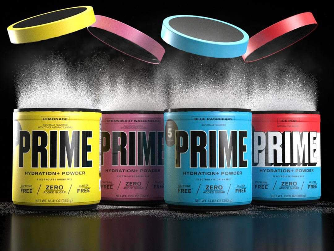 Prime Hydration Powder Tubs (40 Servings)