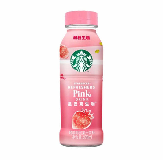 Starbucks Refreshers Pink Drink Strawberry 270ml (China)