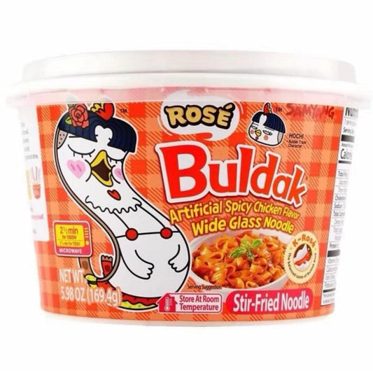 Rose Samyang Buldak Spicy Glass Noodles Bowl