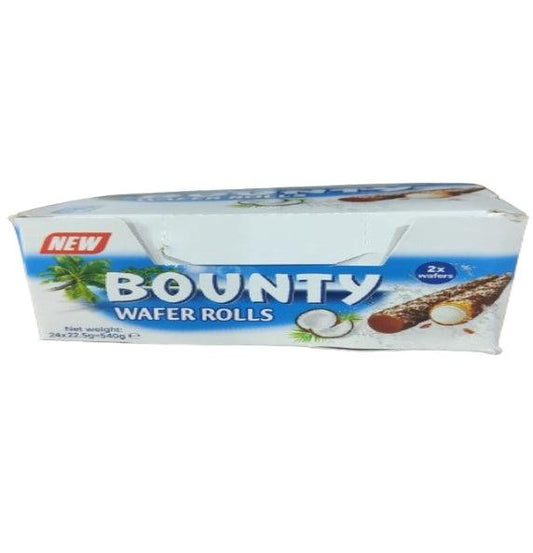 Bounty Wafer Rolls 24 x 22.5g (Full Box) (Dubai)