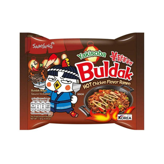 Samyang Buldak Hot Chicken Yakisoba Ramen Noodles (125g)