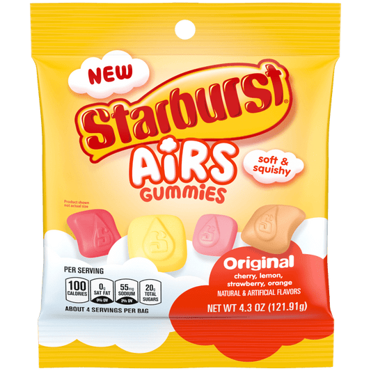 Starburst Airs Gummies Original - 4.3oz (121.9g)