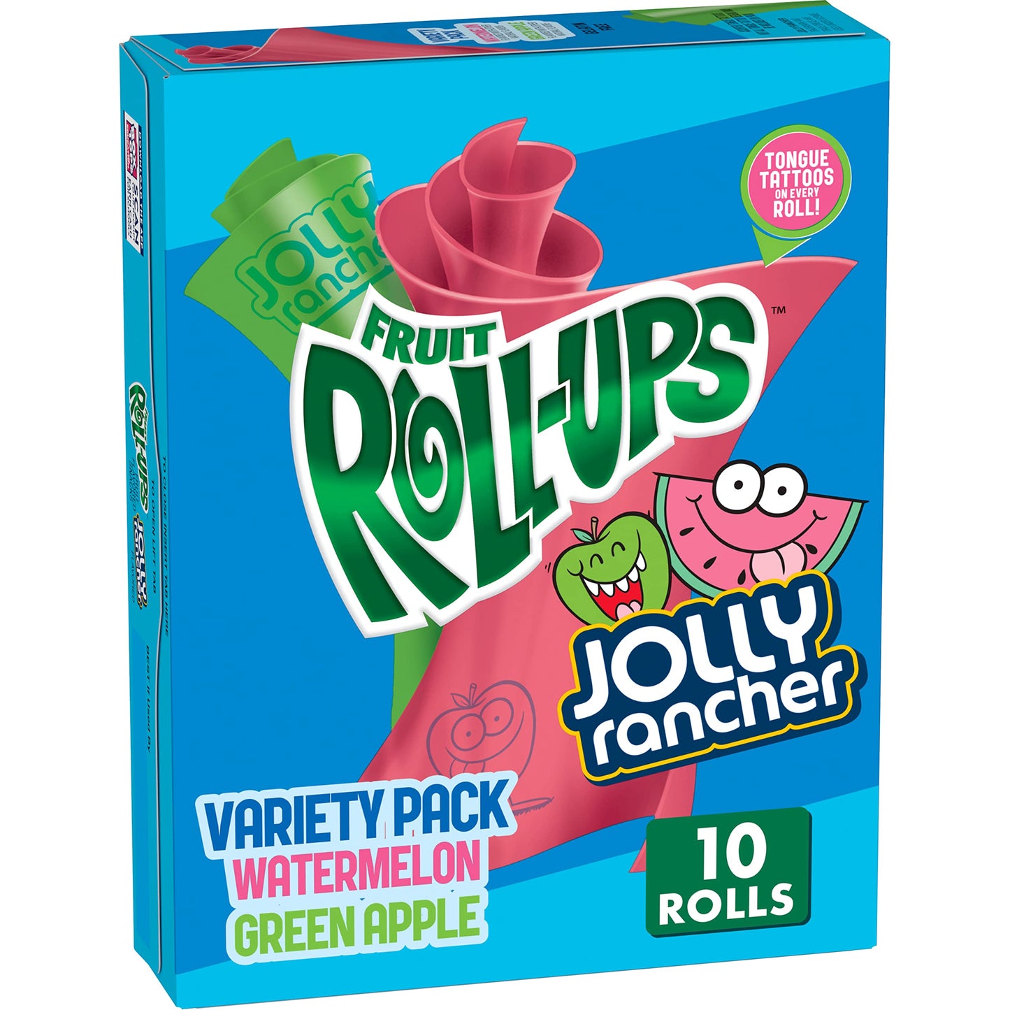 Jolly Rancher Fruit Roll Ups Betty Crocker - Full Box of 10