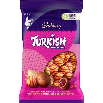 Cadbury Turkish Delight Eggs (117g) (Australia)
