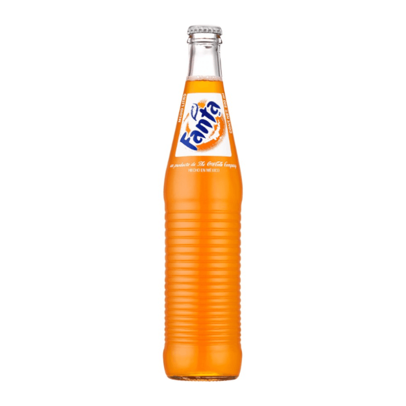 Mexican Fanta Orange Glass Bottle (355ml) (Mexico)