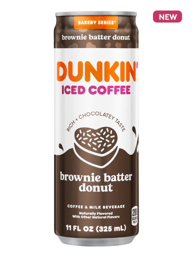 Dunkin’ Iced Coffee - Brownie Batter Donut - 325ml