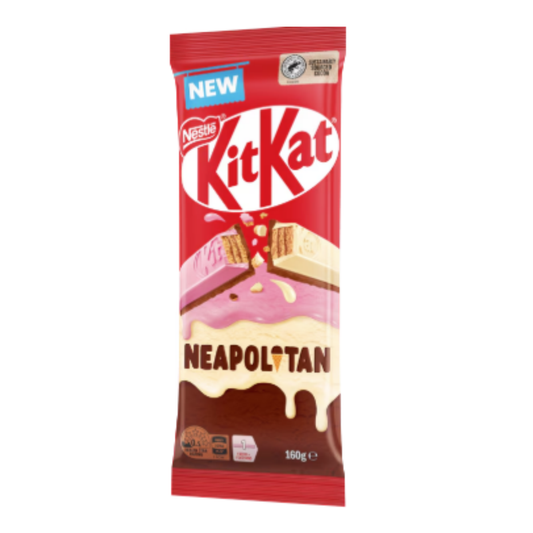 KitKat Neapolitan Block Chocolate Bar (160g) (Australia)