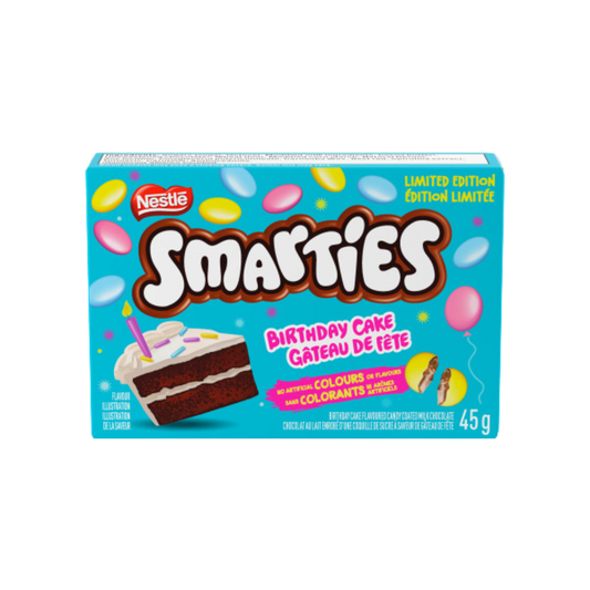Nestle Smarties Birthday Cake Flavour (45g) (Canada)