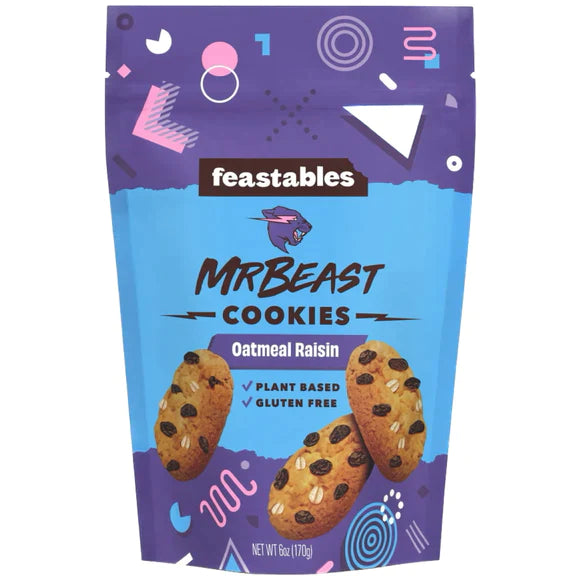 Mr Beast Feastables Oatmeal Raisin - 170g