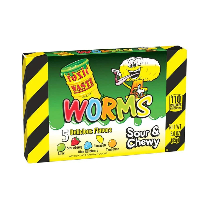 Toxic Waste Sour and Chewy Theatre Box 85g