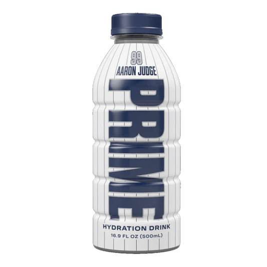 Prime Hydration ‘Aaron Judge’ WHITE DESIGN USA Bottle (500ml) IN HAND NOW