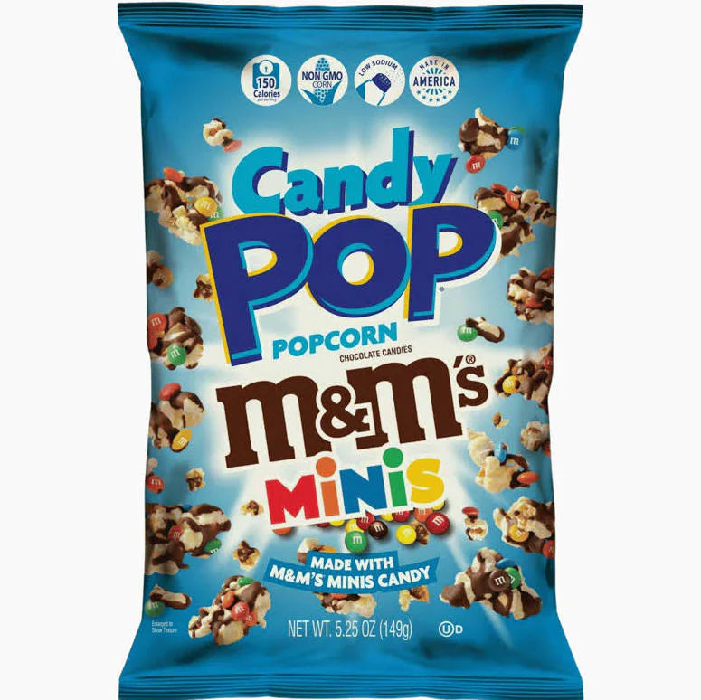 Candy Pop M&Ms Minis Chocolate Popcorn (149g)