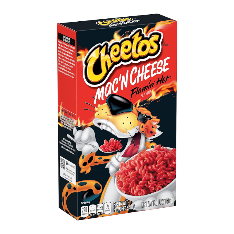 Cheetos Flamin' Hot Mac 'N Cheese Box (160g)