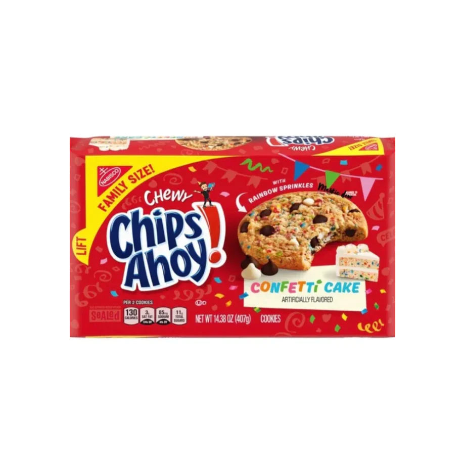 Chips Ahoy Chewy Confetti Cake - Family Pack (407g)